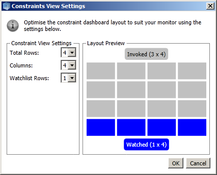 Image of the Constraint View Settings dialog.